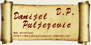 Danijel Puljezević vizit kartica